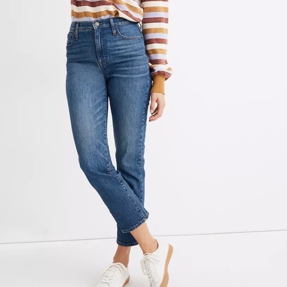 Madewell Classic Straight Jeans Coldbrook Wash 26 - Picture 2 of 10